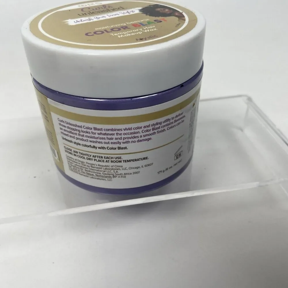 ORS Curls Unleashed Moisturizing Beeswax Color Blast Temp Hair Makeup Mystic New